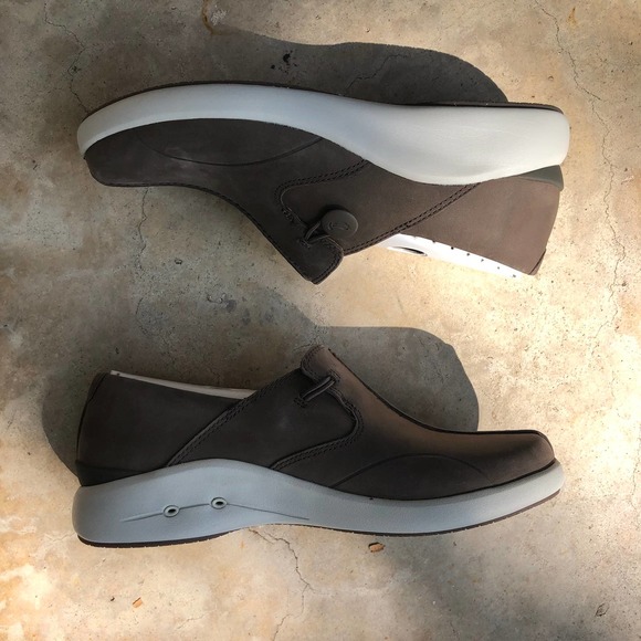 CLARKS Unstructured Un Loop 2 Walking Loafer Leather Taupe 7.5 Narrow - Picture 4 of 7